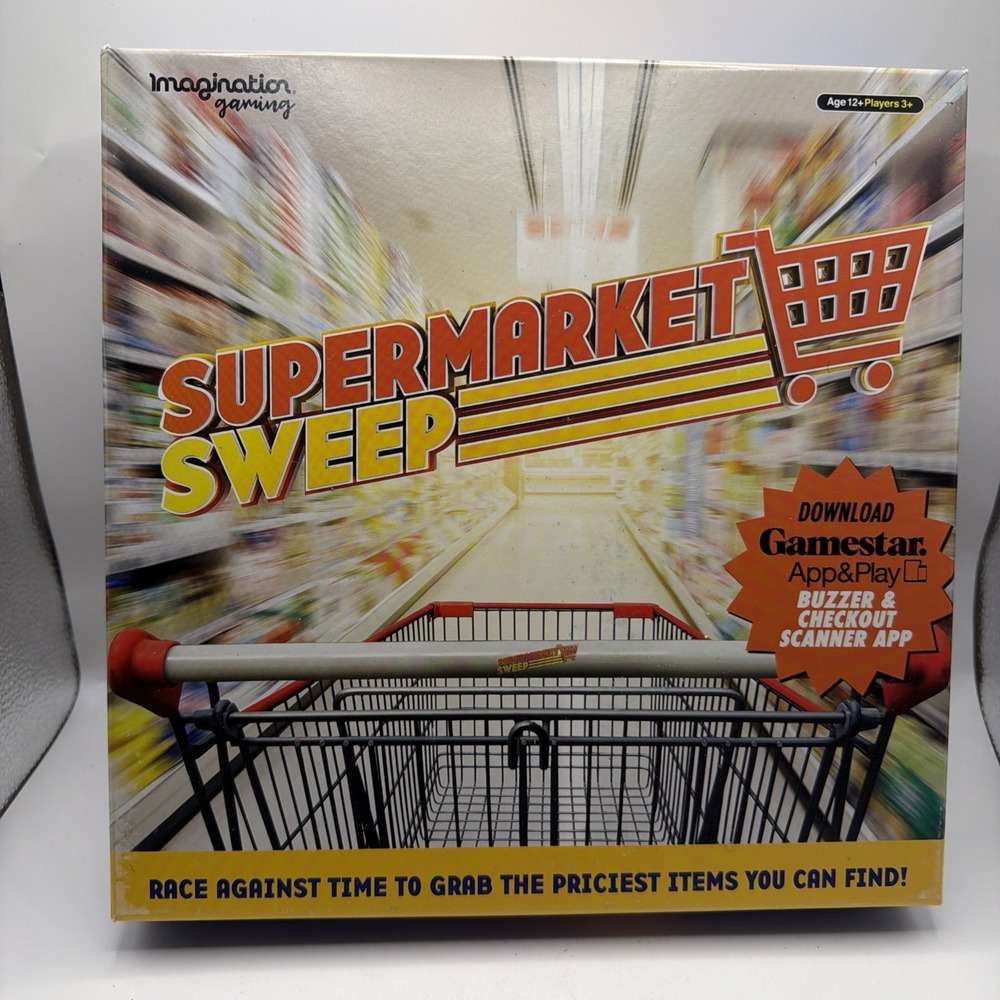 Supermarket Sweep Board Game New Sealed Imagination Gaming Shop Until You Drop